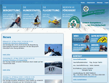 Tablet Screenshot of bergrettung-vorarlberg.at